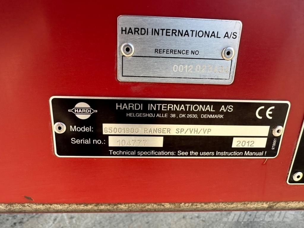 Hardi Ranger 2500 Прицепные опрыскиватели