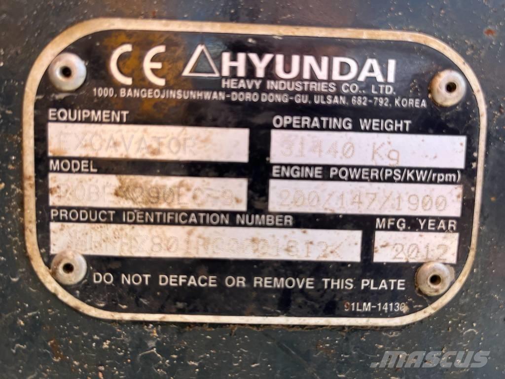 Hyundai Robex 290-9 Гусеничные экскаваторы