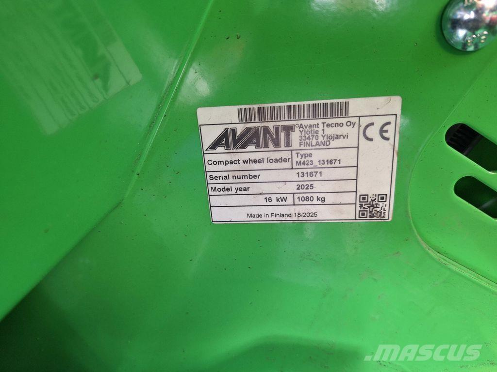 Avant 423 TDL Специальные экскаваторы