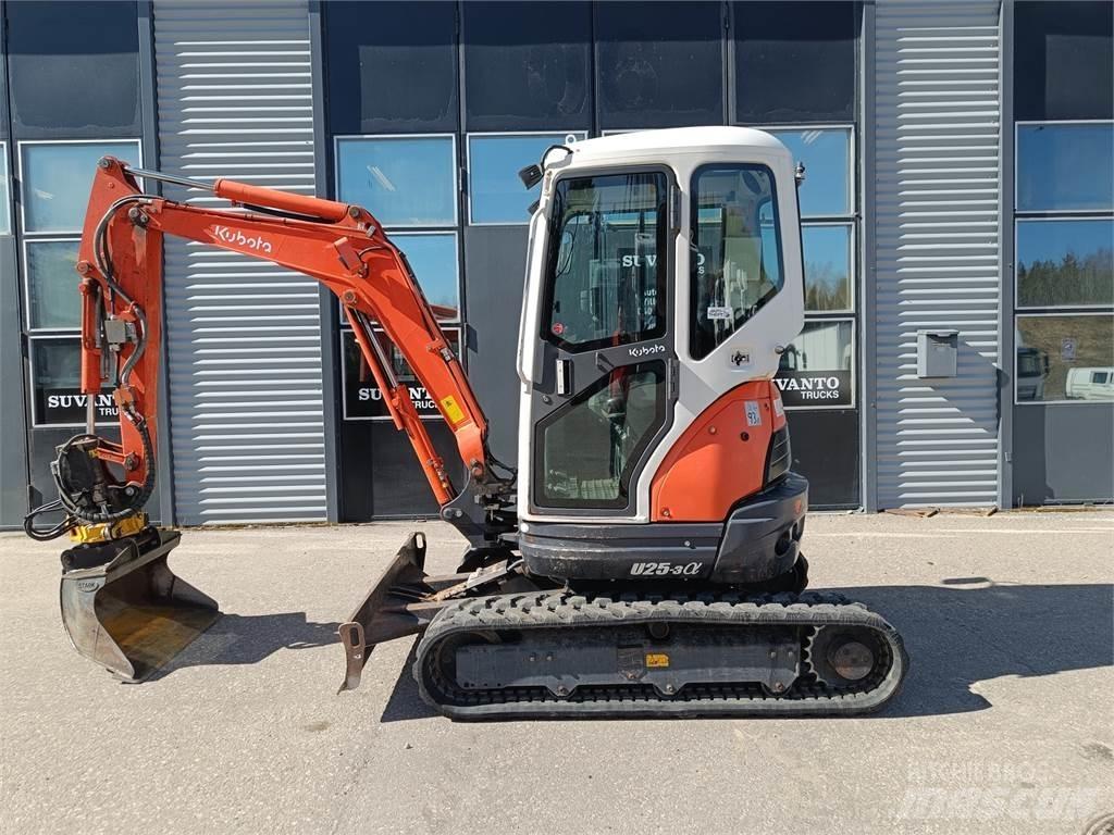 Kubota U25-3 Мини-экскаваторы