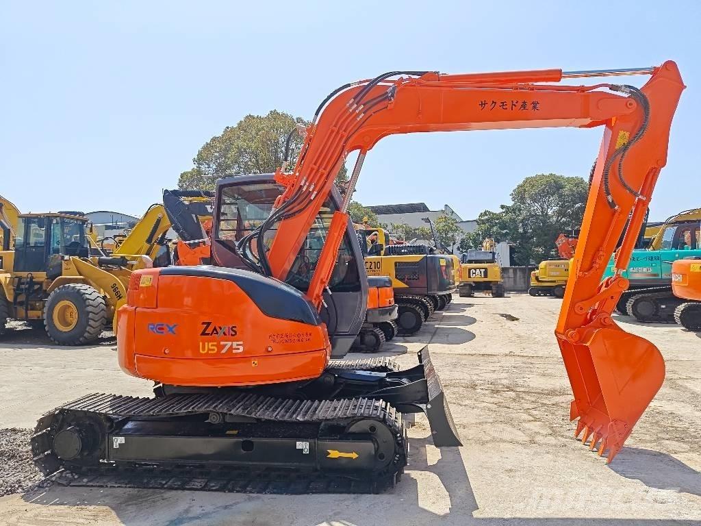 Hitachi ZX 75 US Малые экскаваторы 7т-12т