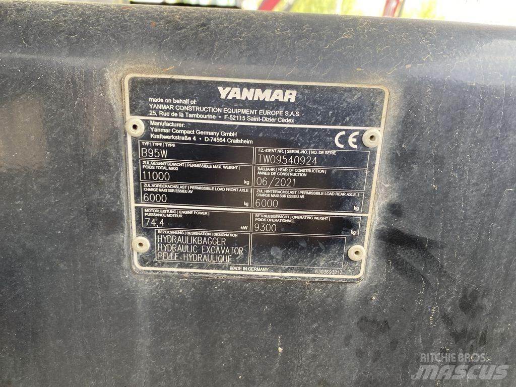 Yanmar B95W Колёсные экскаваторы