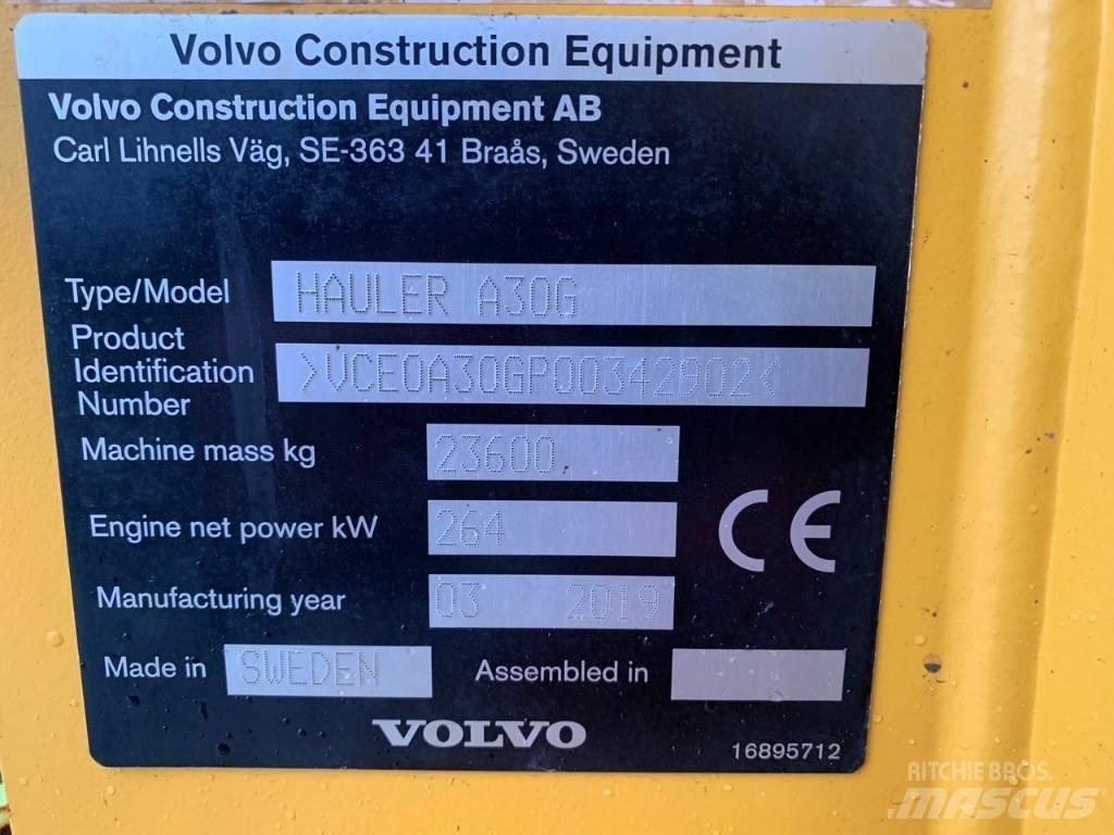Volvo A 30 G Шарнирно-сочленённые самосвалы