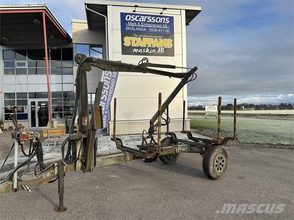  Enkelaxlad Vedkärra Лесные прицепы