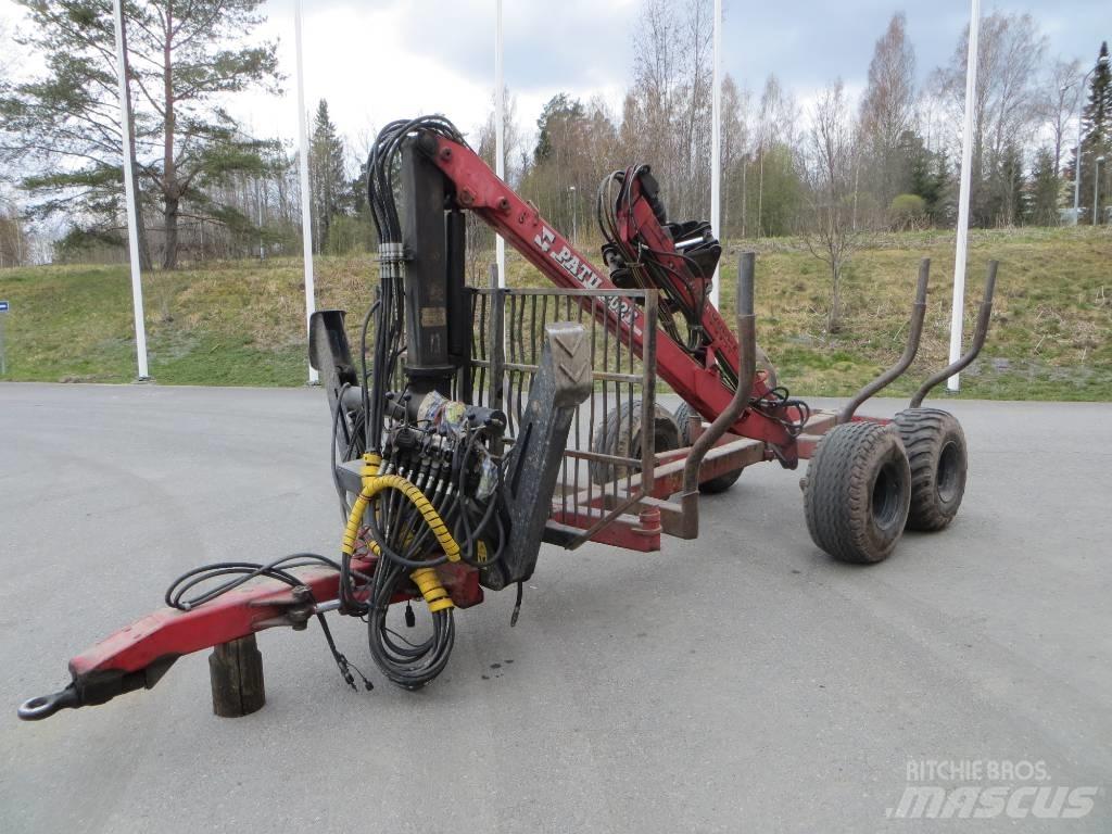 Patu 202T + 8 tn kärry Лесные прицепы