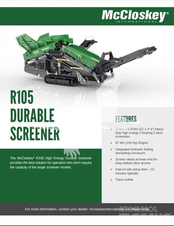 McCloskey R105 Сортировочные установки