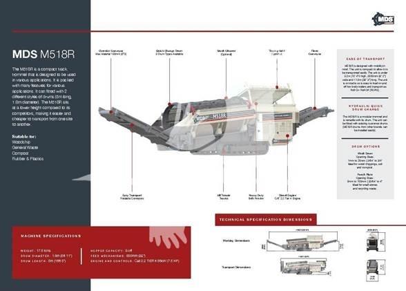 MDS M518R Сортировочные установки