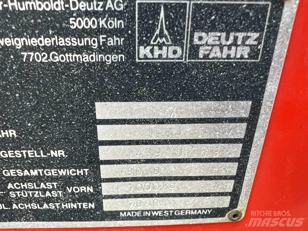 Deutz-Fahr F 570 Прицепы с самозагрузкой