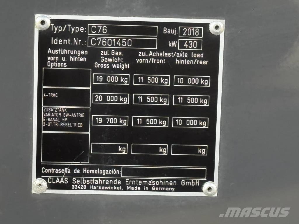 CLAAS Lexion 770 Зерноуборочные комбайны