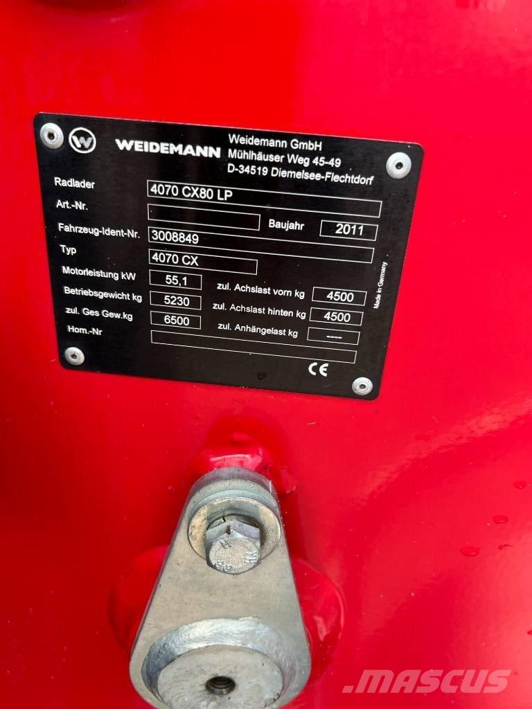 Weidemann 4070CX80LP Фронтальные погрузчики