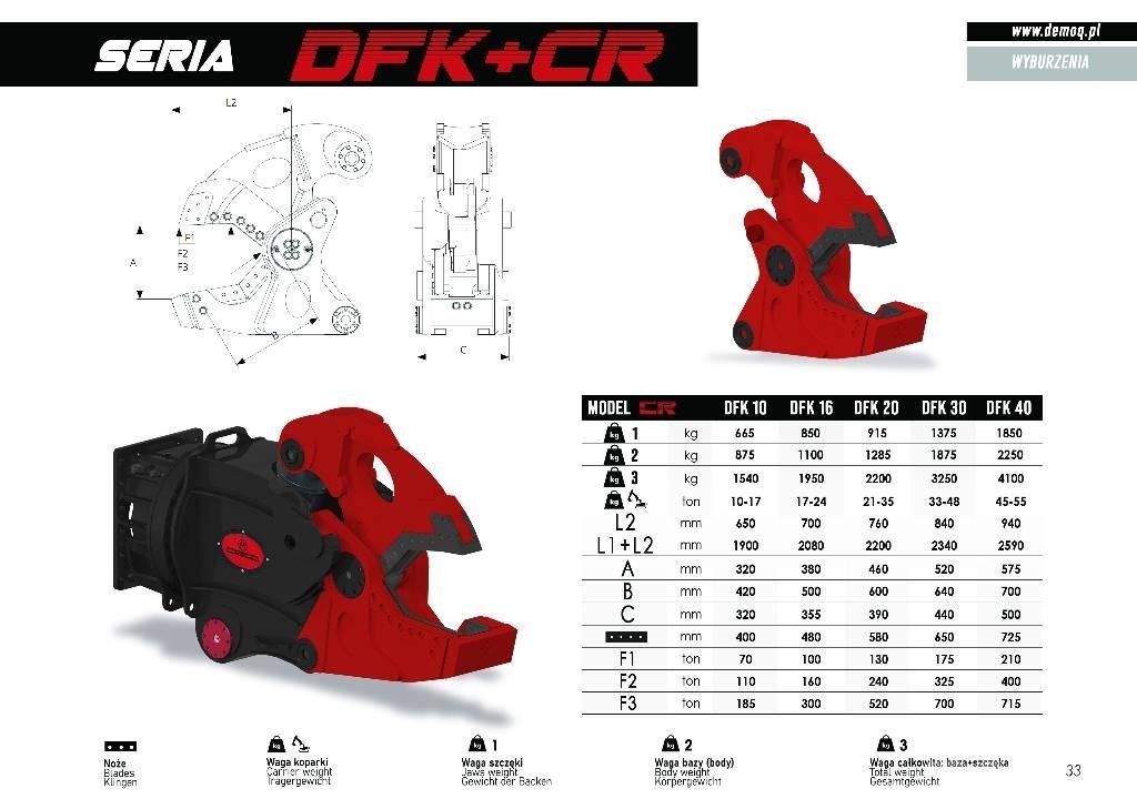  DEMOQ DFK30 + CC Строительные дробилки