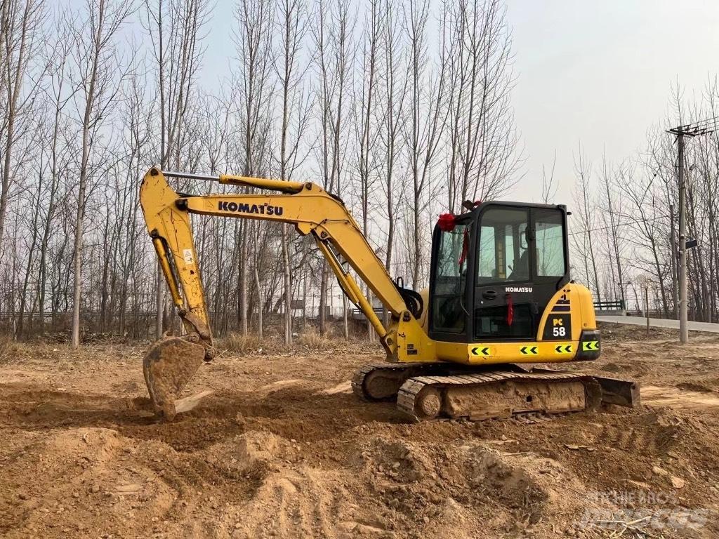 Komatsu PC58 Малые экскаваторы 7т-12т