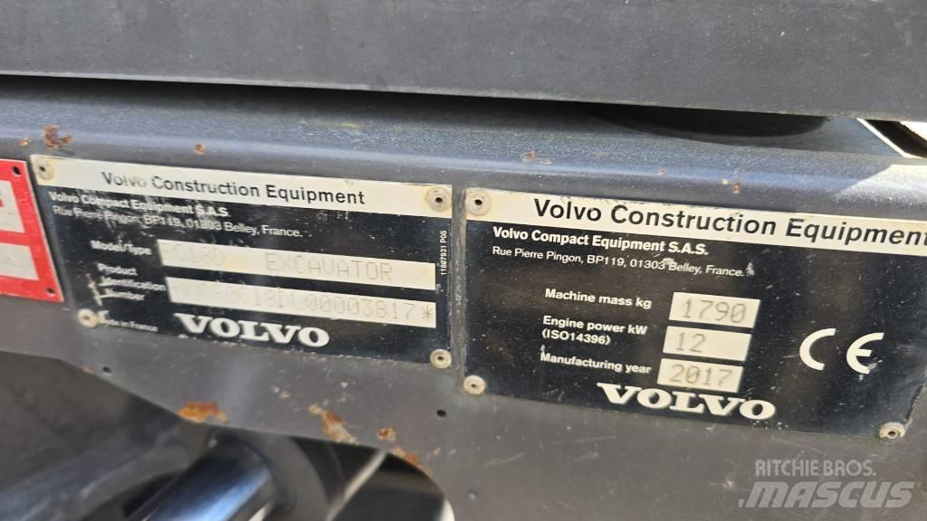 Volvo EC 18 Мини-экскаваторы