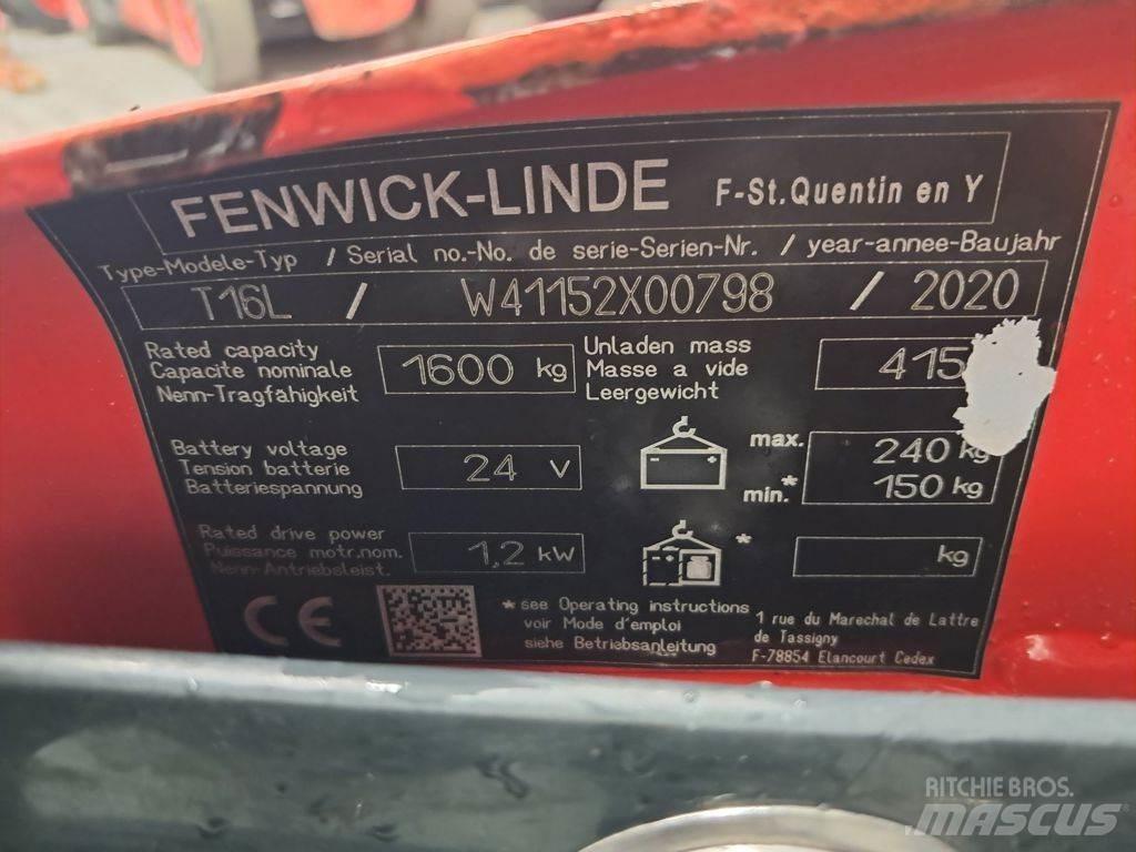 Linde T16L Ручные гидравлические тележки