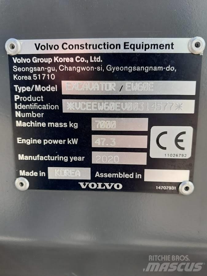 Volvo EW 60 E Колёсные экскаваторы