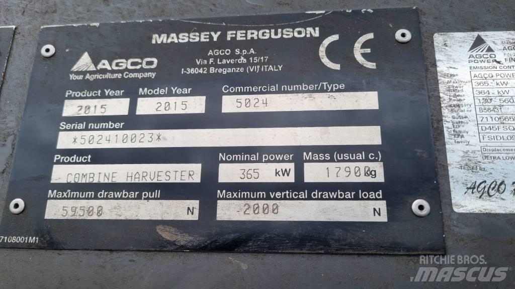 Massey Ferguson 9380 Зерноуборочные комбайны