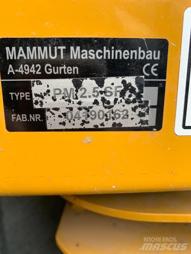 Mammut PM 2.5 SF Аксессуары для машин для сена и корма