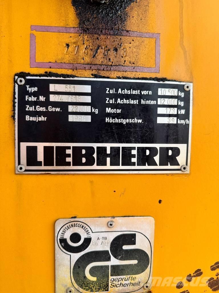 Liebherr L 551 Фронтальные погрузчики