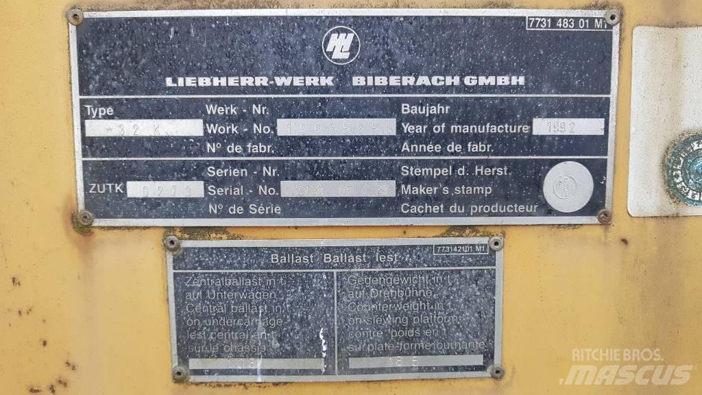 Liebherr K 32 Башенные краны
