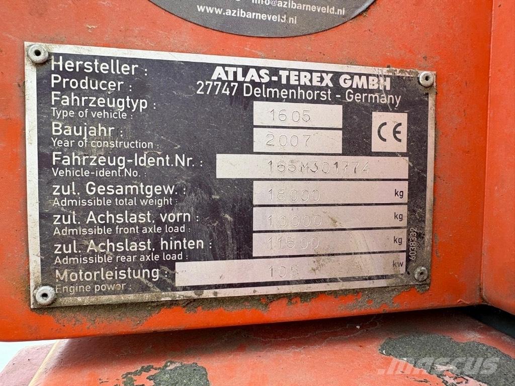 Atlas 1605 M Колёсные экскаваторы