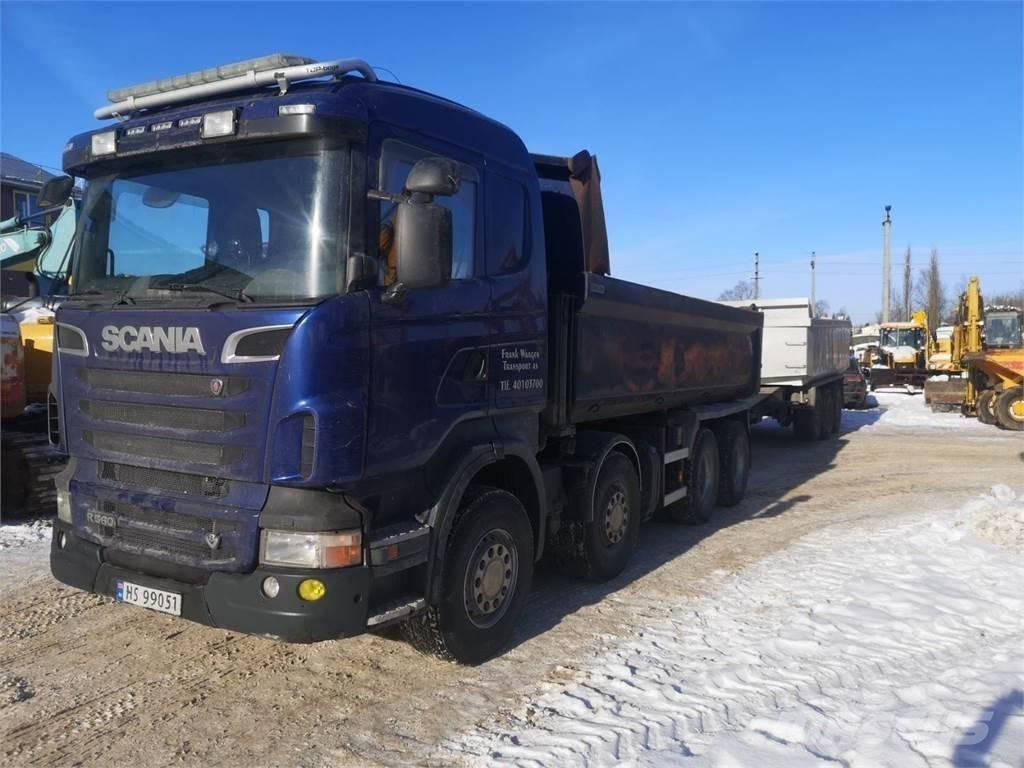 Scania R560 8x4 Скиповые погрузчики
