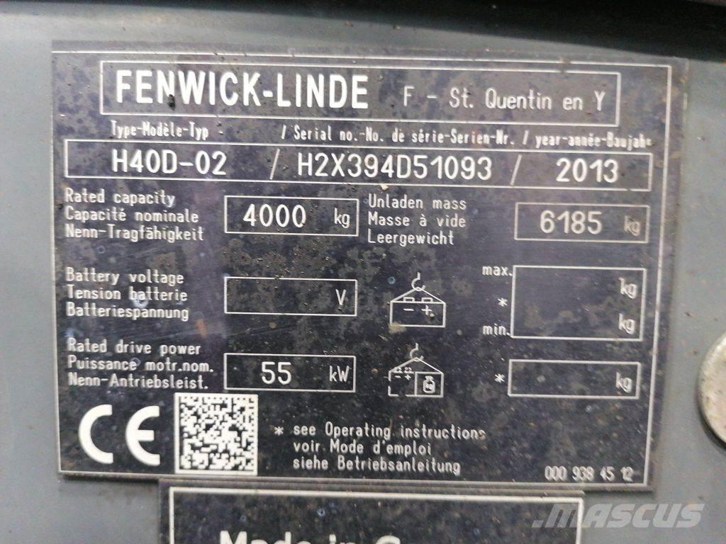 Linde H40D-02 Дизельные погрузчики