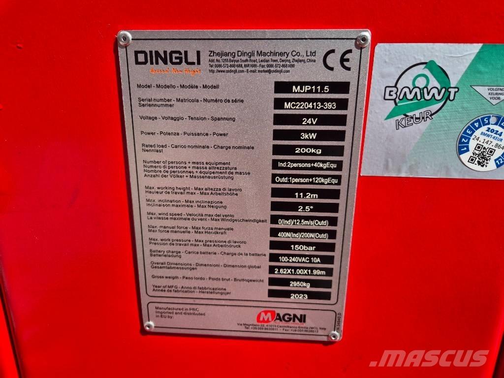 Magni MJP 11.5 Коленчатые подъемники