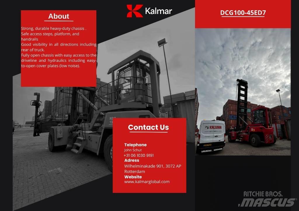 Kalmar DCG 100-45ED7 Контейнерные вилочные погрузчики