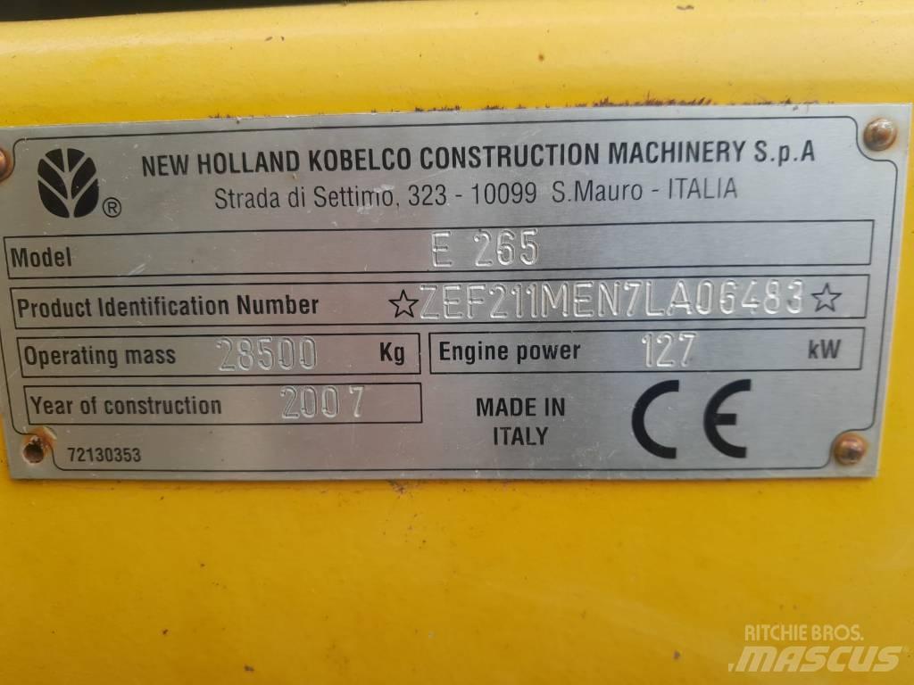 New Holland E 265 Гусеничные экскаваторы