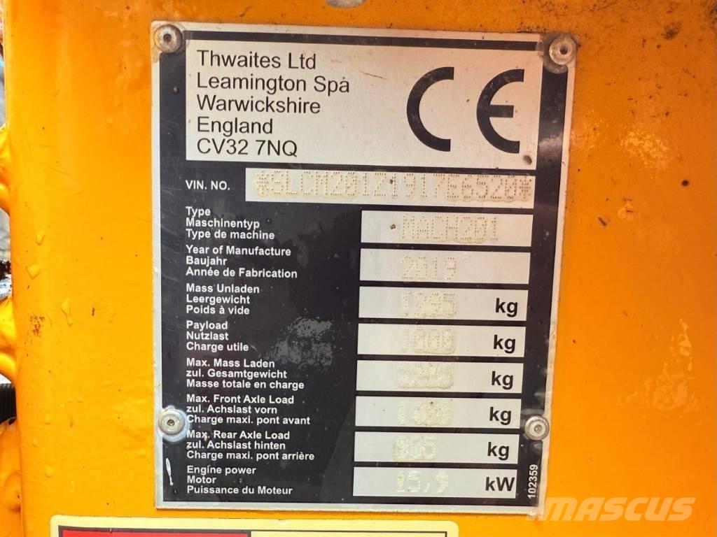 Thwaites Mach 201 Мини-самосвалы