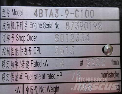 cummins 4BTA3.9-C100 Двигатели