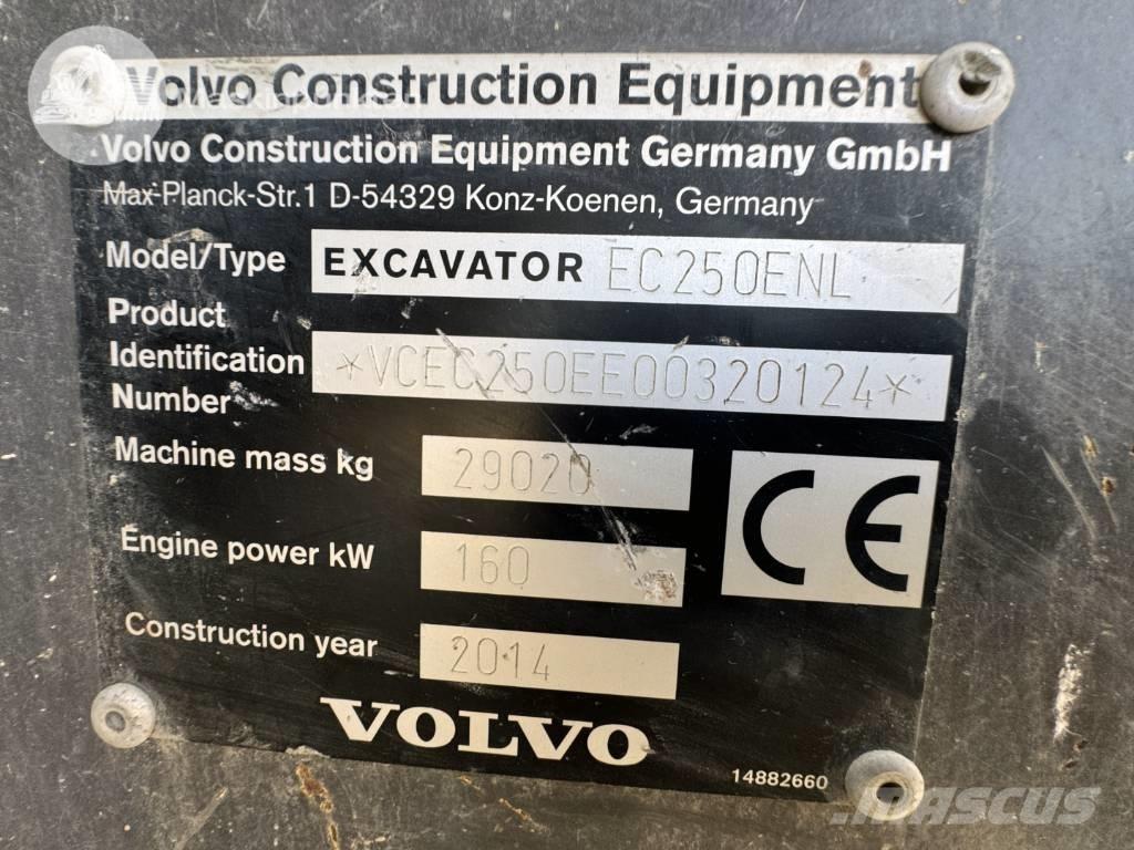 Volvo EC 250 E N L Гусеничные экскаваторы