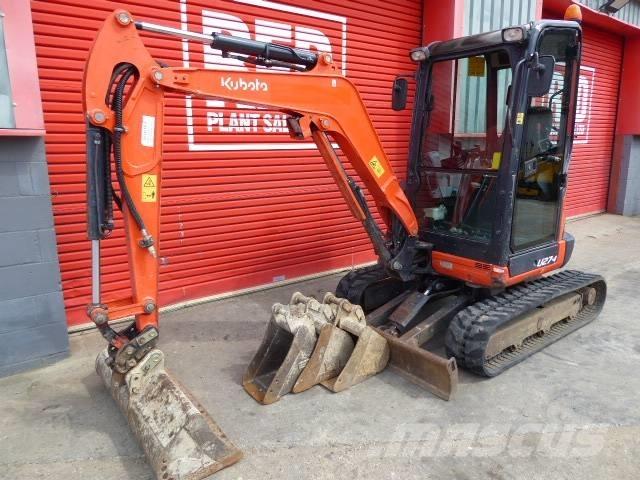 Kubota U 27-4 Мини-экскаваторы