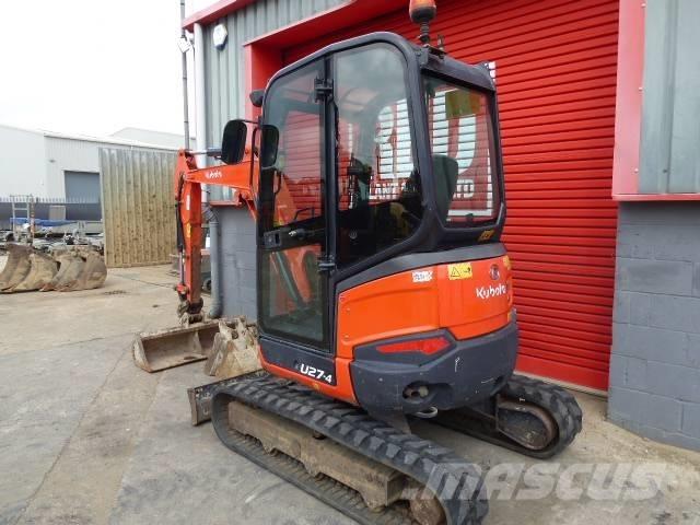 Kubota U 27-4 Мини-экскаваторы