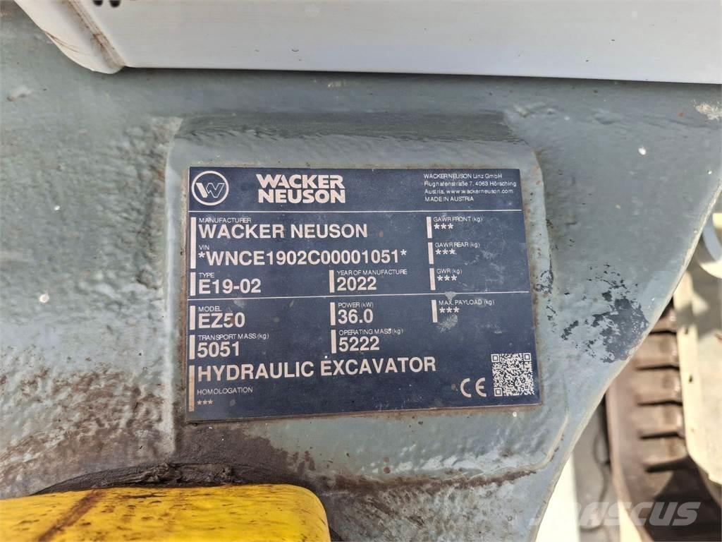 Wacker Neuson EZ50 Гусеничные экскаваторы