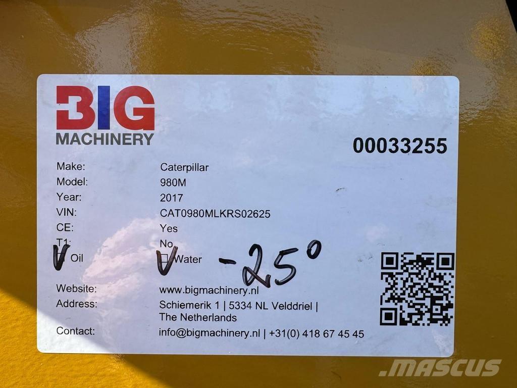 CAT 980M Фронтальные погрузчики