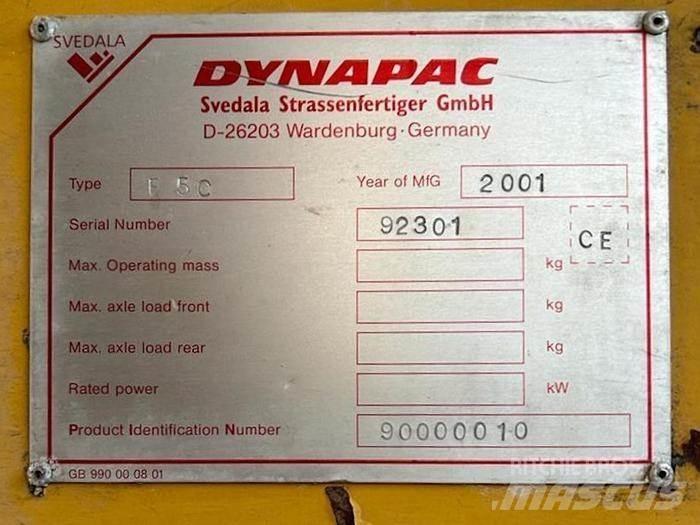 Dynapac F5C Асфальтоукладчики