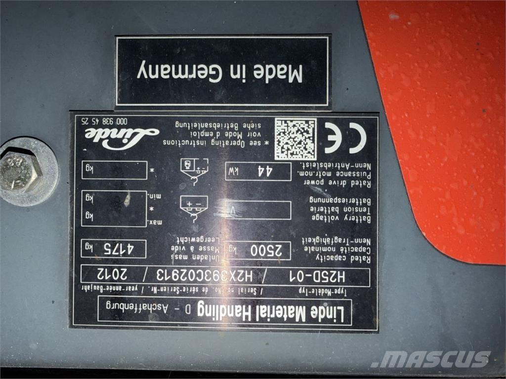 Linde H25D-01 Дизельные погрузчики