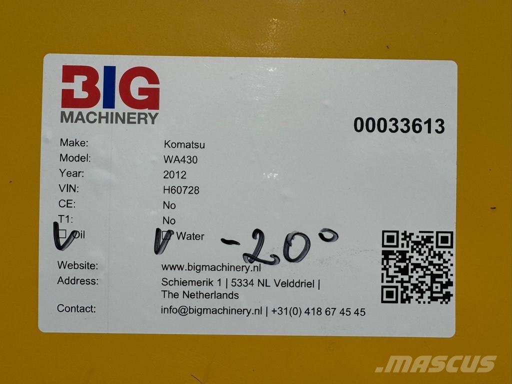 Komatsu WA430-6 Фронтальные погрузчики