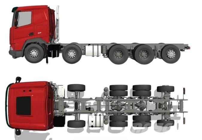 DAF XF 530 FAF 10x4 Шасси с кабиной
