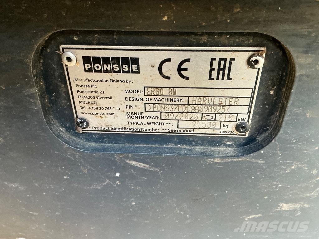 Ponsse ERGO 8W Харвестеры