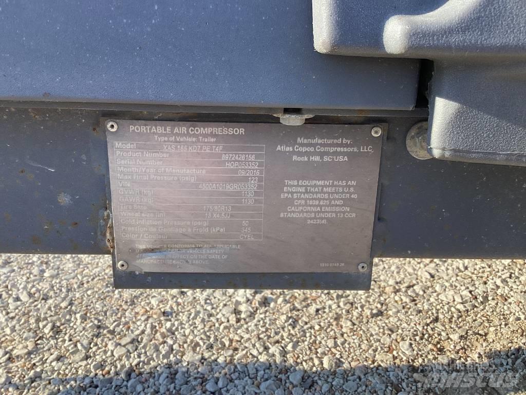 Atlas Copco XAS 185 Воздушные компрессоры