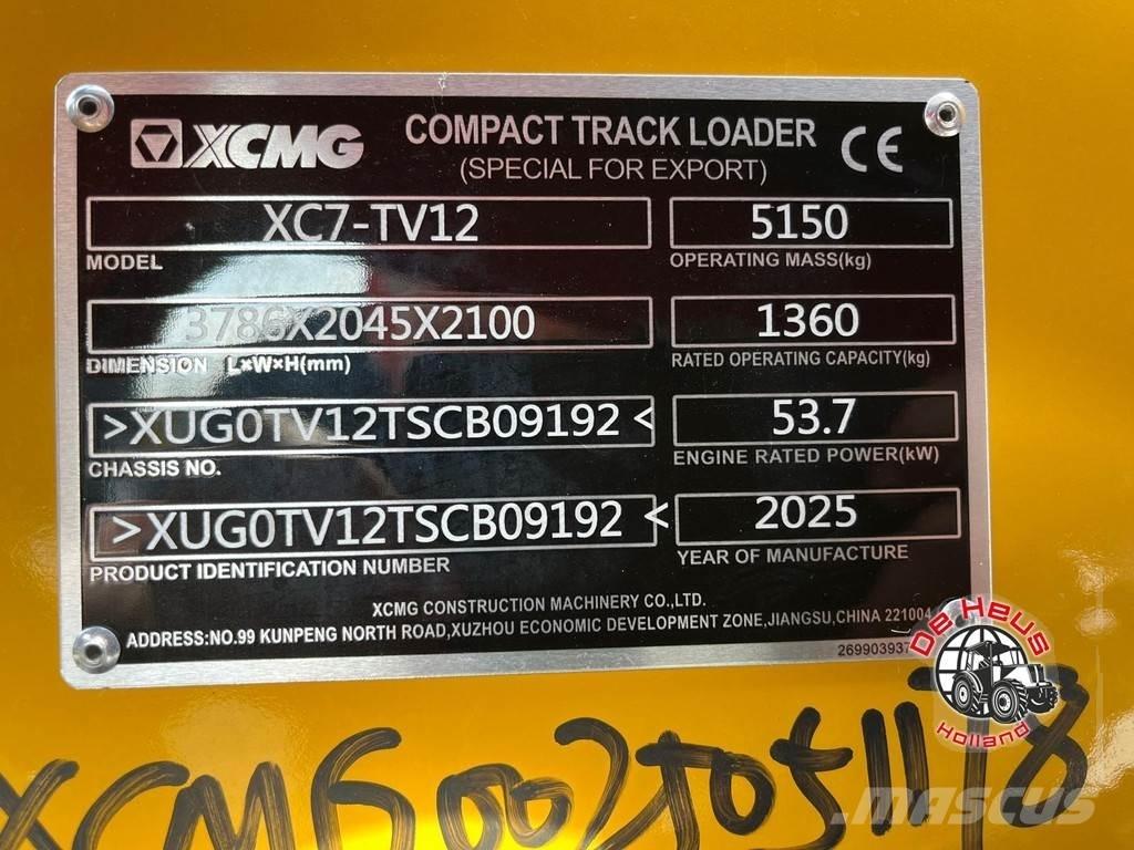 XCMG XC7-TV12 Фронтальные погрузчики