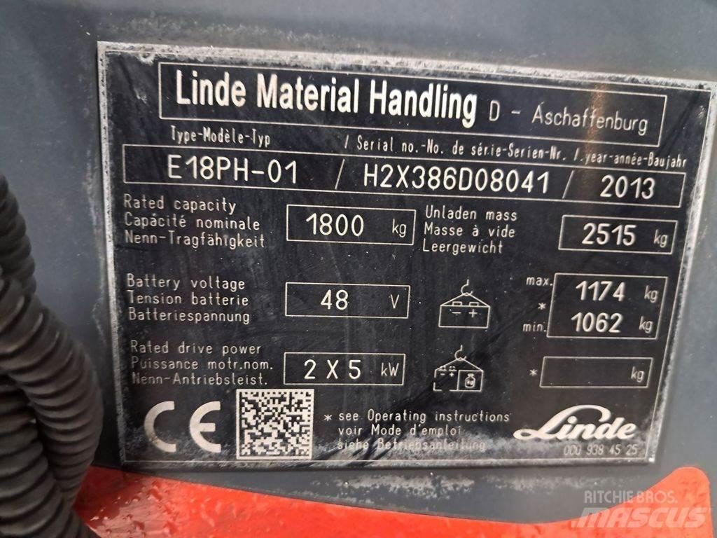 Linde E18PH Электропогрузчики
