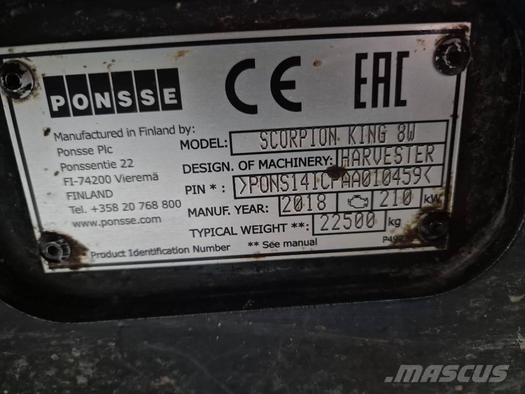 Ponsse Scorpion King Харвестеры