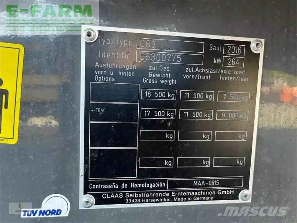 CLAAS lexion 630 Зерноуборочные комбайны