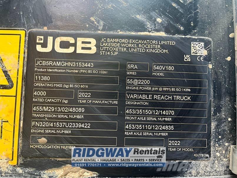 JCB 540-180 Телескопические погрузчики
