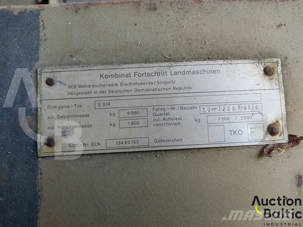 Fortschritt E 514 Зерноуборочные комбайны