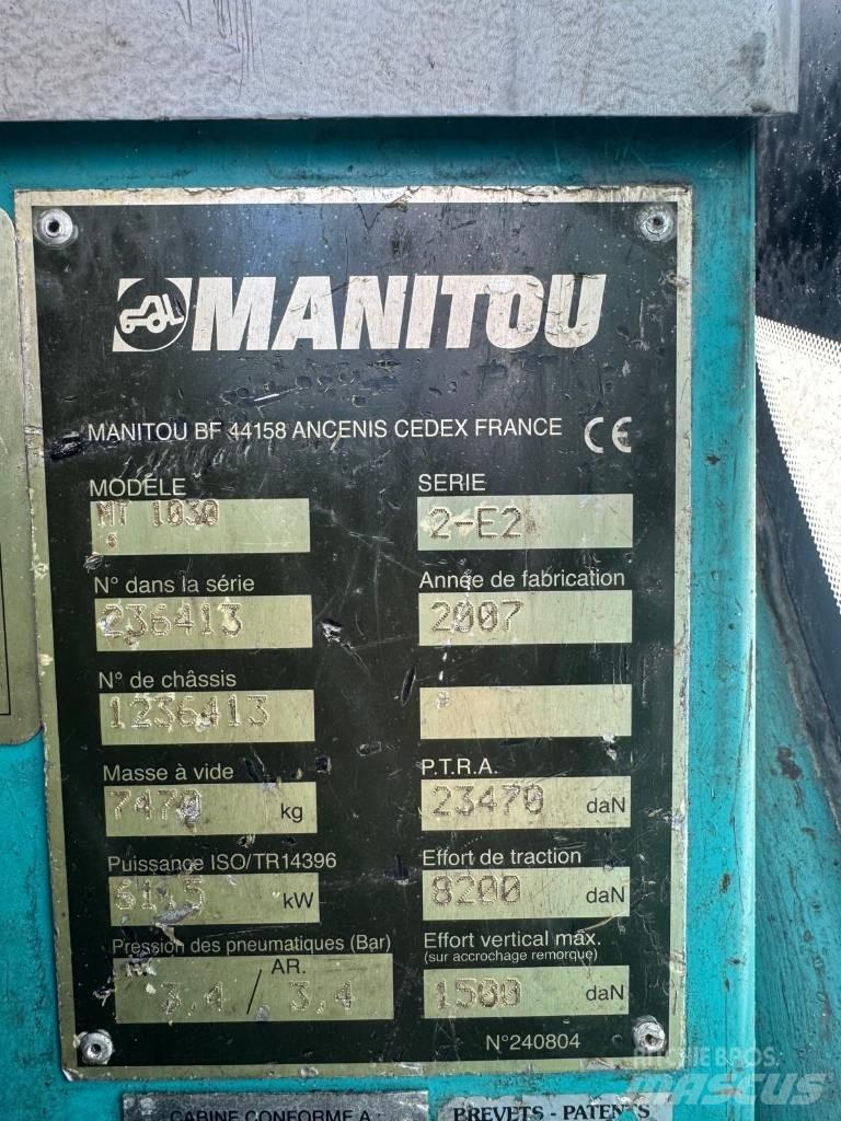 Manitou MT 1030 S Телескопические погрузчики