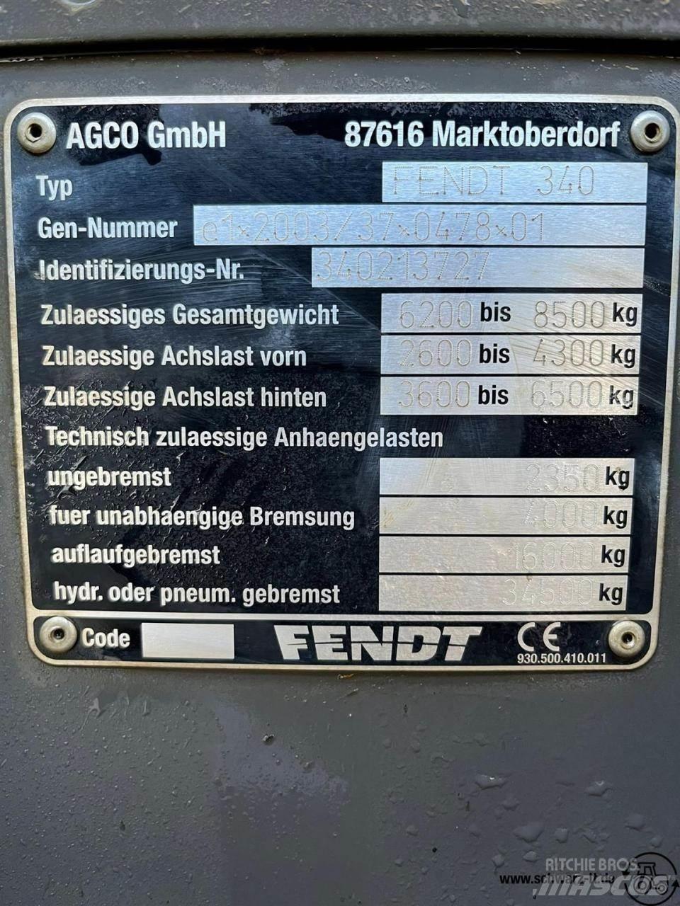Fendt 313 Vario Трактора